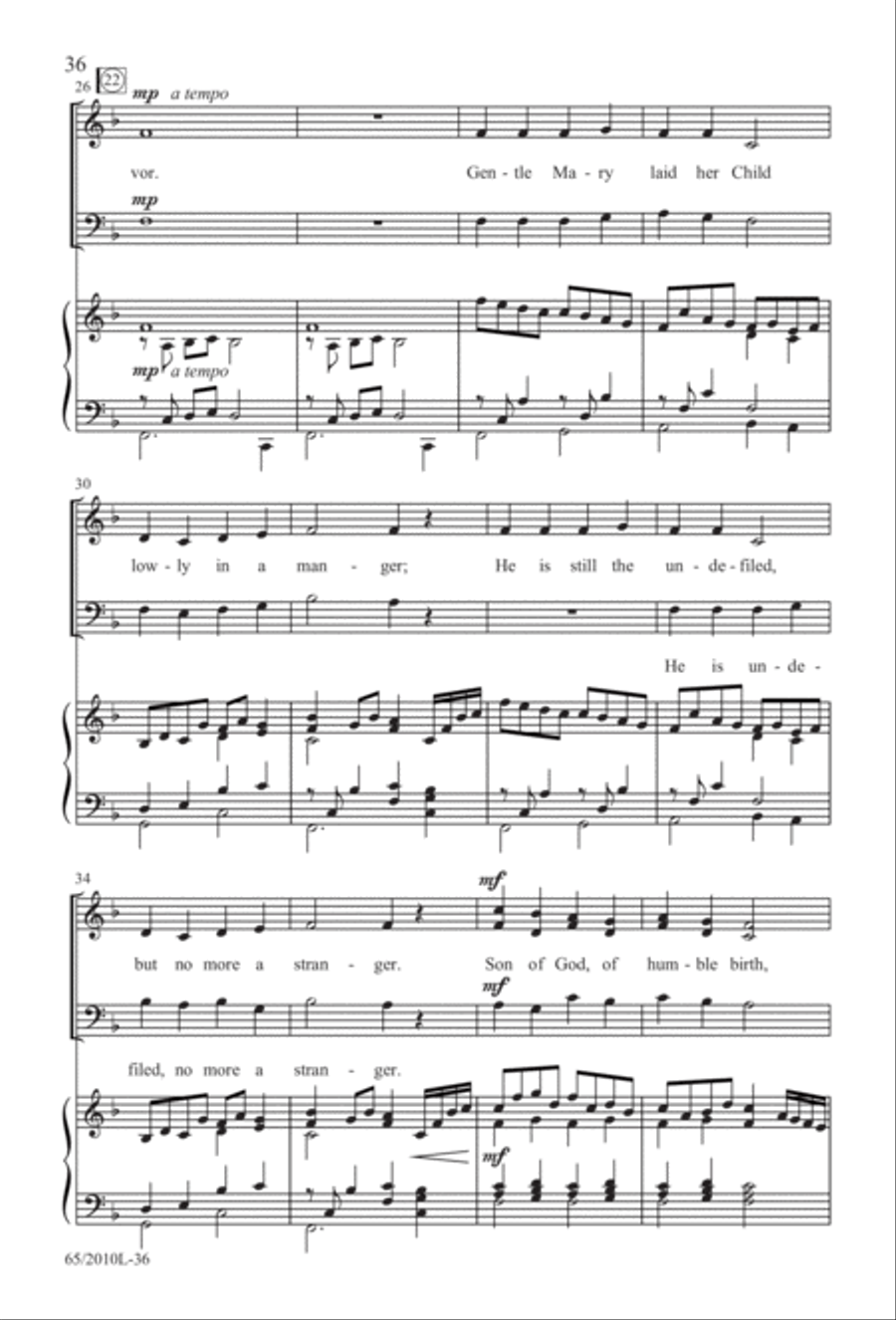 Rise Up! A New Light A-Comin' (Digital Download) 3-Part scores gallery preview page 36
