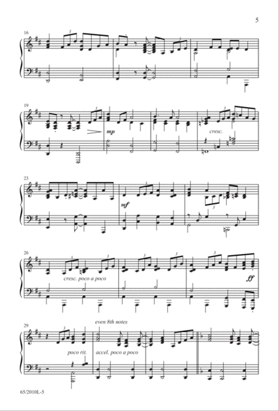 Rise Up! A New Light A-Comin' (Digital Download) 3-Part scores gallery preview page 5