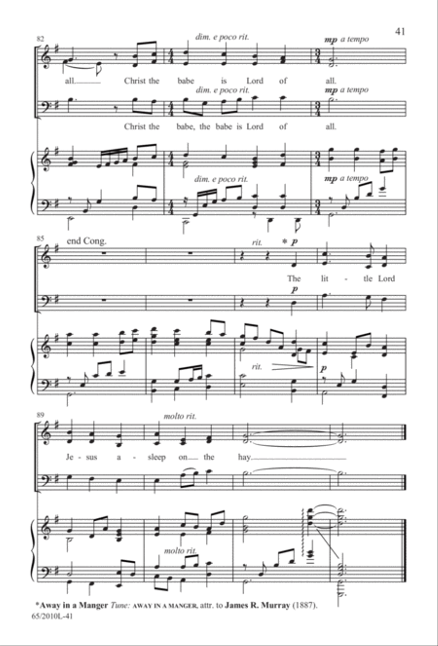 Rise Up! A New Light A-Comin' (Digital Download) 3-Part scores gallery preview page 41
