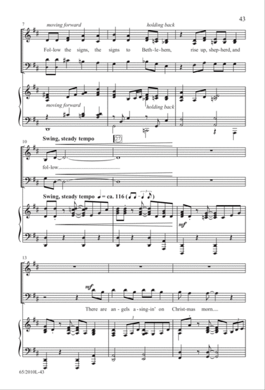 Rise Up! A New Light A-Comin' (Digital Download) 3-Part scores gallery preview page 43