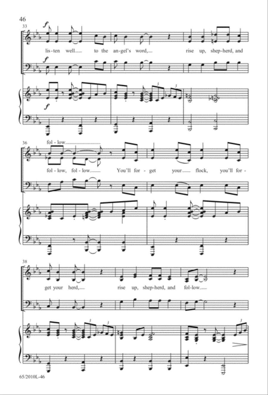 Rise Up! A New Light A-Comin' (Digital Download) 3-Part scores gallery preview page 46