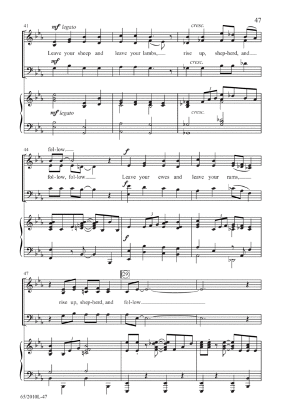 Rise Up! A New Light A-Comin' (Digital Download) 3-Part scores gallery preview page 47