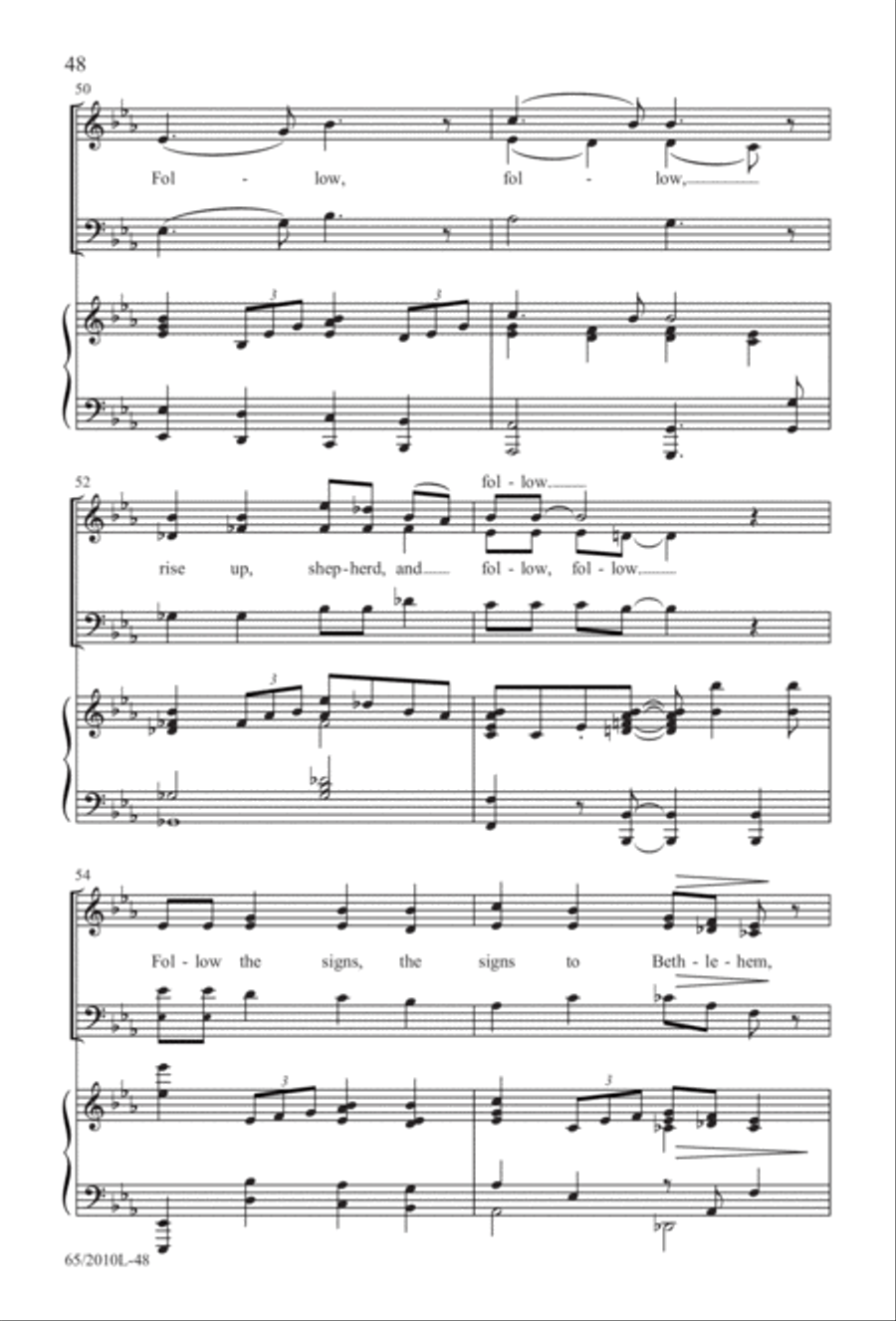 Rise Up! A New Light A-Comin' (Digital Download) 3-Part scores gallery preview page 48