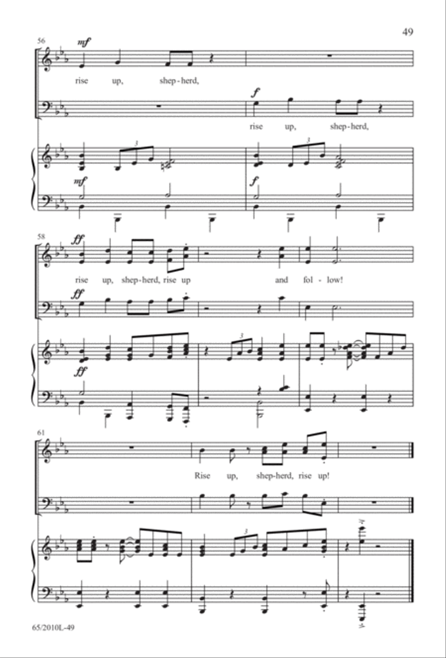 Rise Up! A New Light A-Comin' (Digital Download) 3-Part scores gallery preview page 49