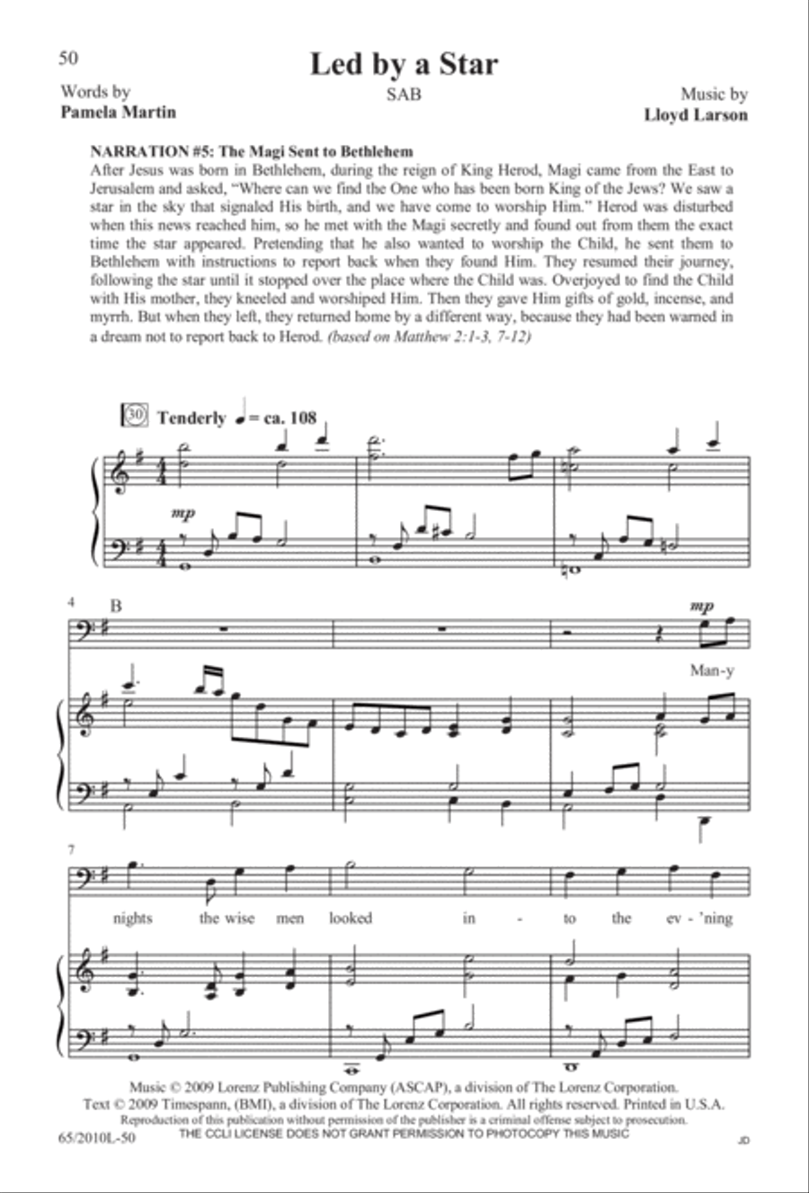 Rise Up! A New Light A-Comin' (Digital Download) 3-Part scores gallery preview page 50