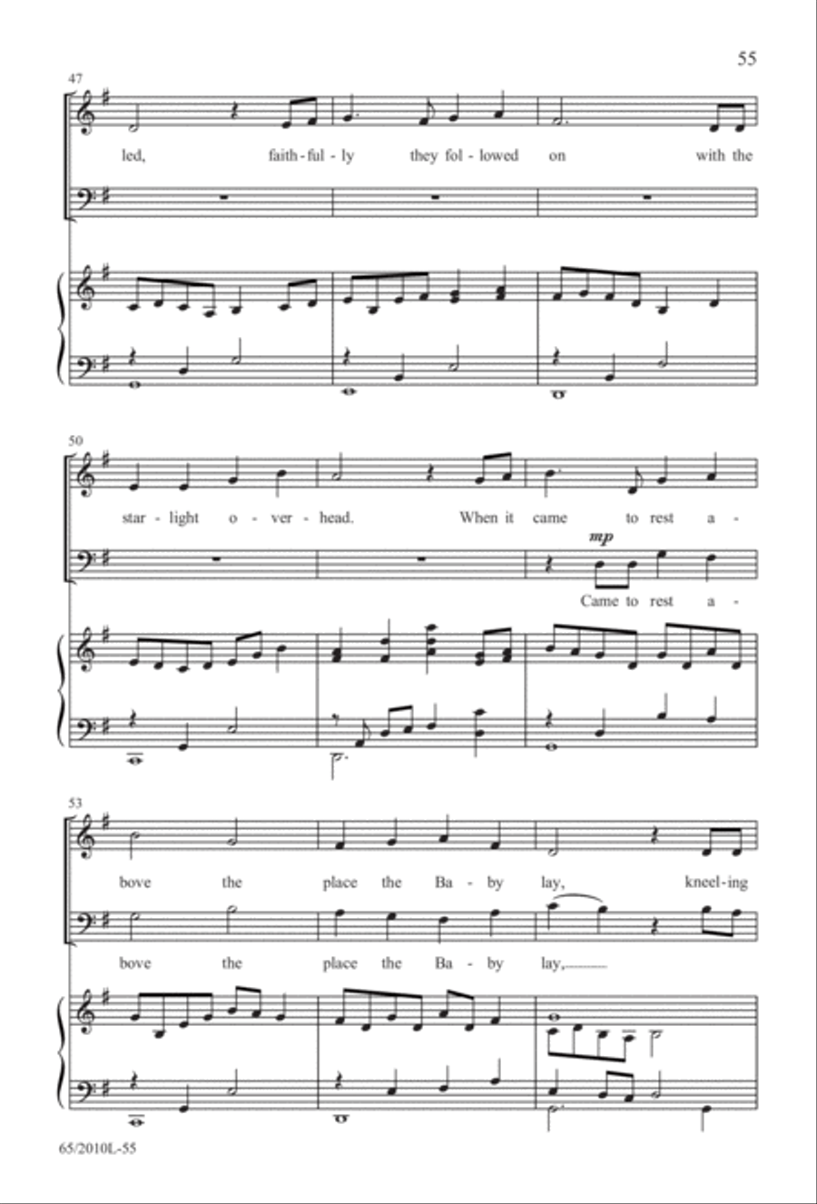 Rise Up! A New Light A-Comin' (Digital Download) 3-Part scores gallery preview page 55