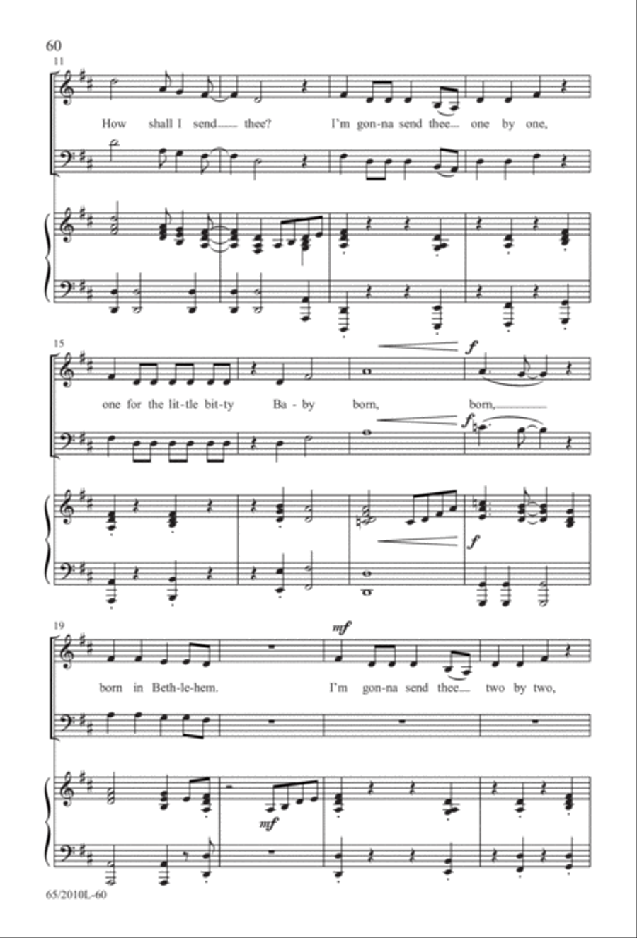 Rise Up! A New Light A-Comin' (Digital Download) 3-Part scores gallery preview page 60