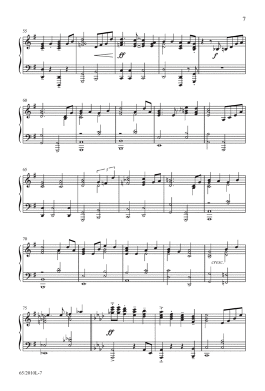 Rise Up! A New Light A-Comin' (Digital Download) 3-Part scores gallery preview page 7