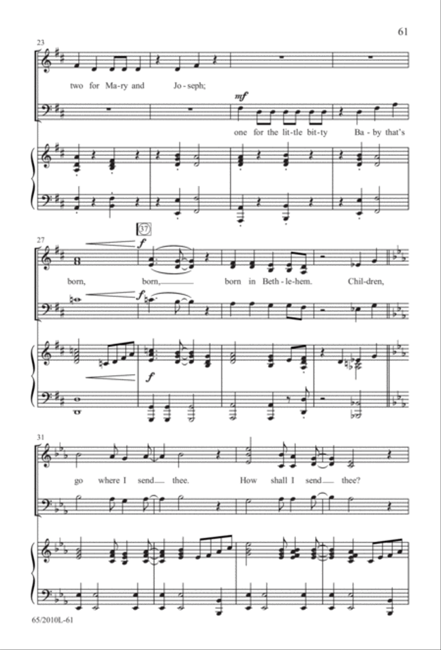 Rise Up! A New Light A-Comin' (Digital Download) 3-Part scores gallery preview page 61