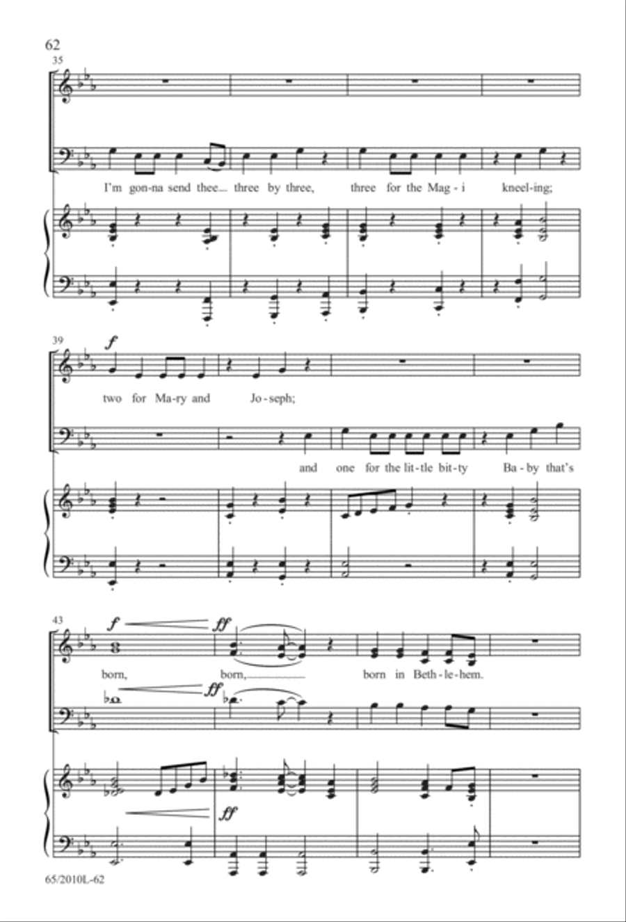 Rise Up! A New Light A-Comin' (Digital Download) 3-Part scores gallery preview page 62