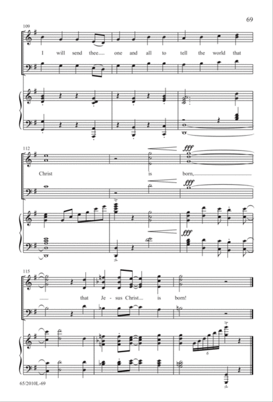 Rise Up! A New Light A-Comin' (Digital Download) 3-Part scores gallery preview page 69
