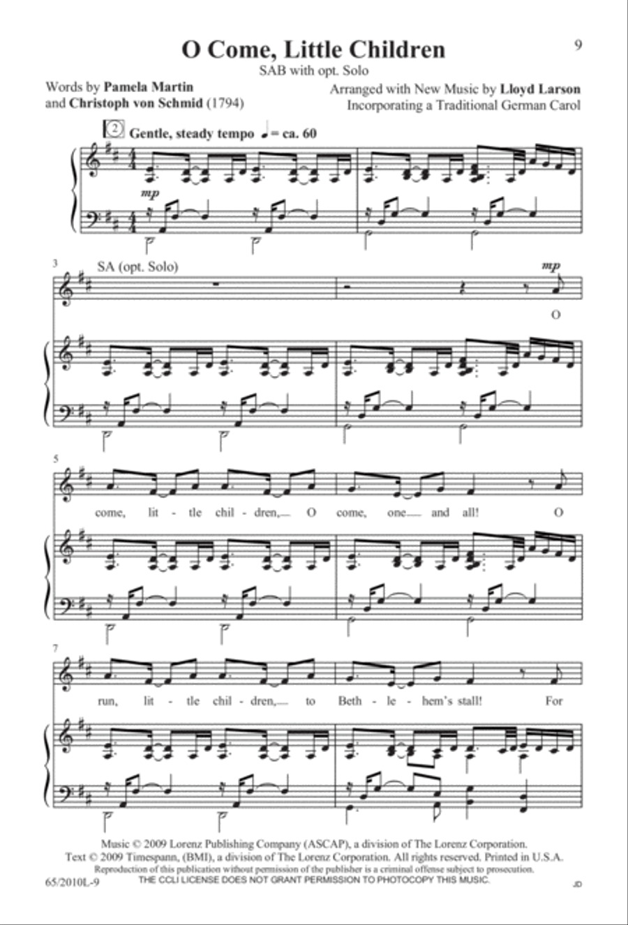 Rise Up! A New Light A-Comin' (Digital Download) 3-Part scores gallery preview page 9