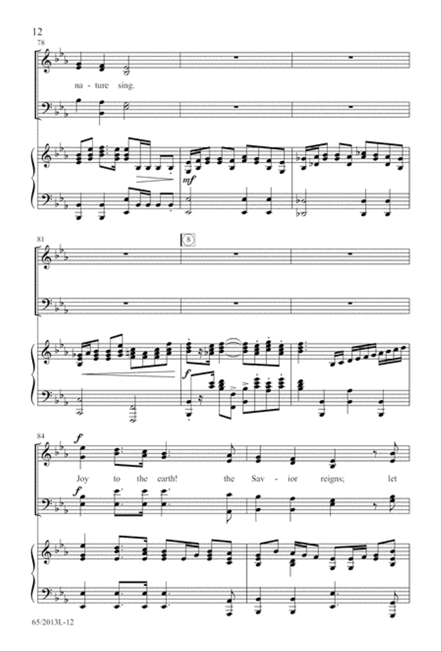 A Christmas Carol Gallery (Digital Download) 4-Part scores gallery preview page 12