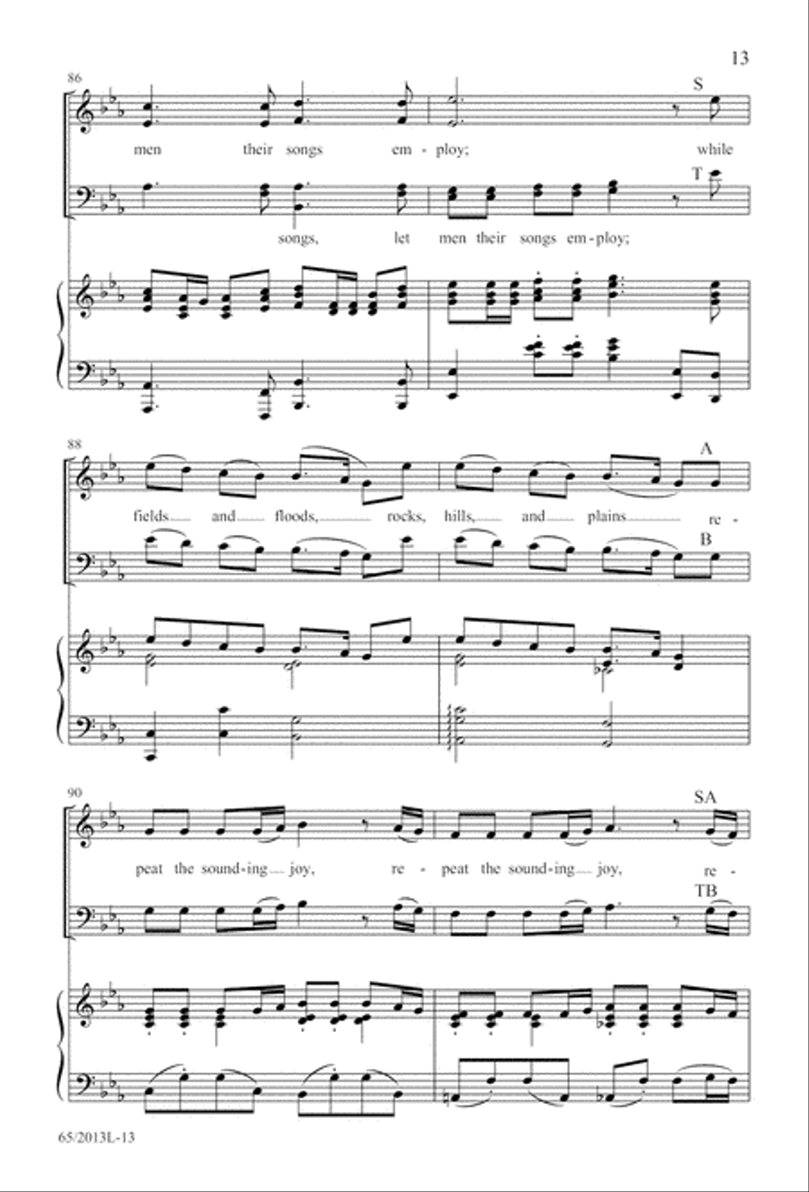 A Christmas Carol Gallery (Digital Download) 4-Part scores gallery preview page 13