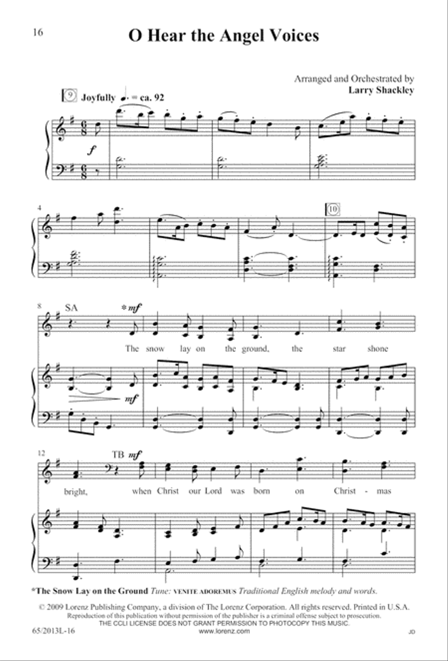 A Christmas Carol Gallery (Digital Download) 4-Part scores gallery preview page 16
