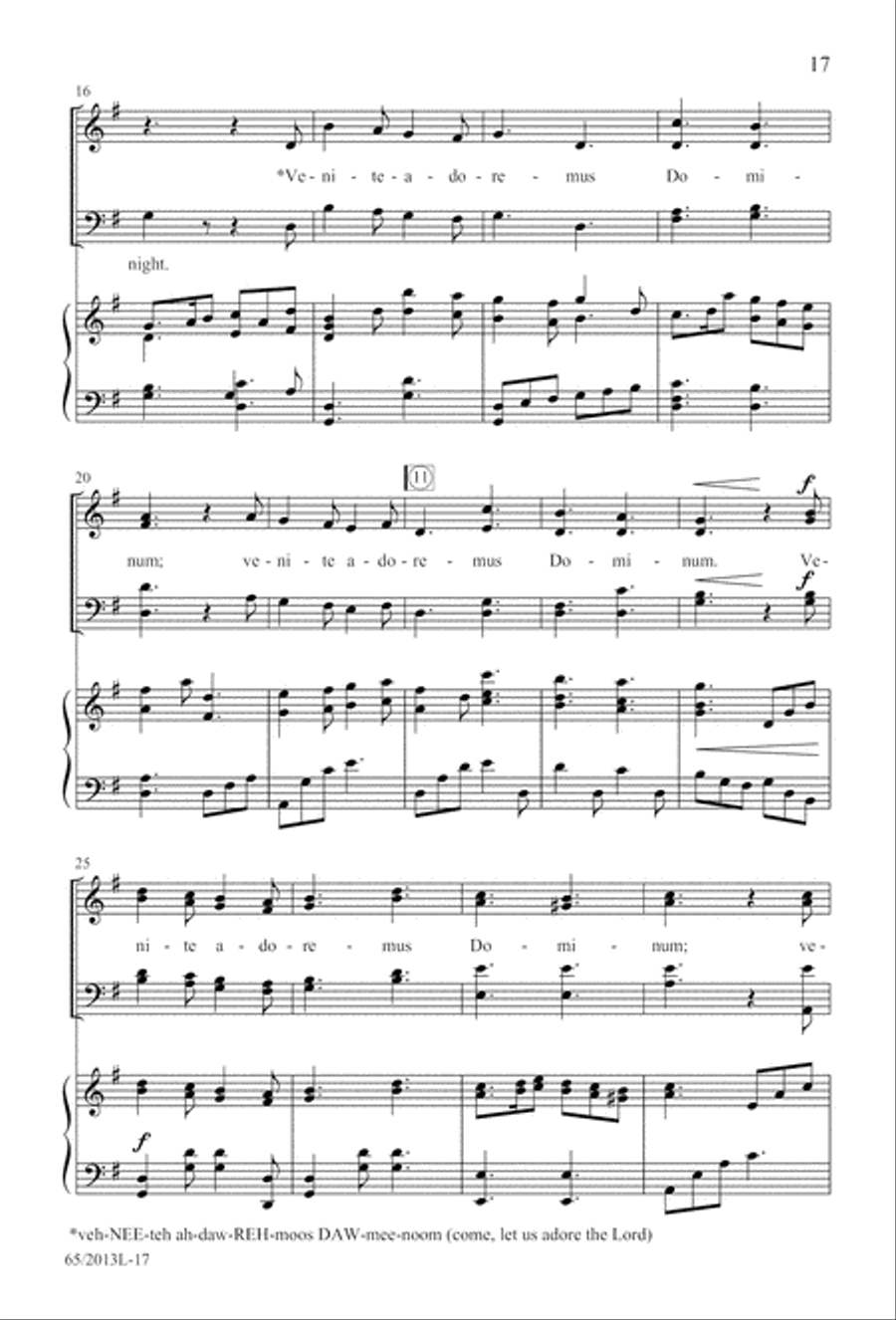 A Christmas Carol Gallery (Digital Download) 4-Part scores gallery preview page 17