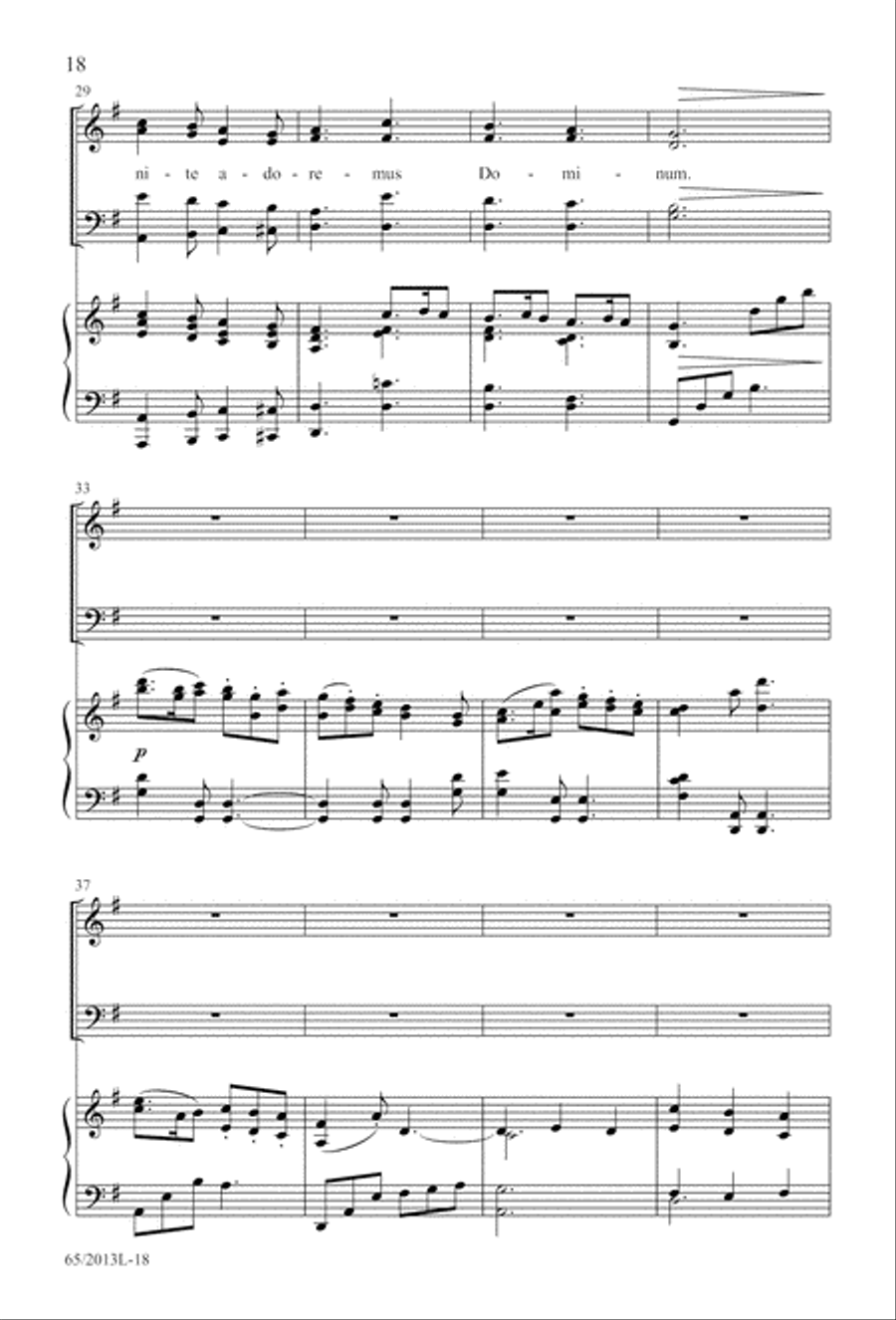 A Christmas Carol Gallery (Digital Download) 4-Part scores gallery preview page 18
