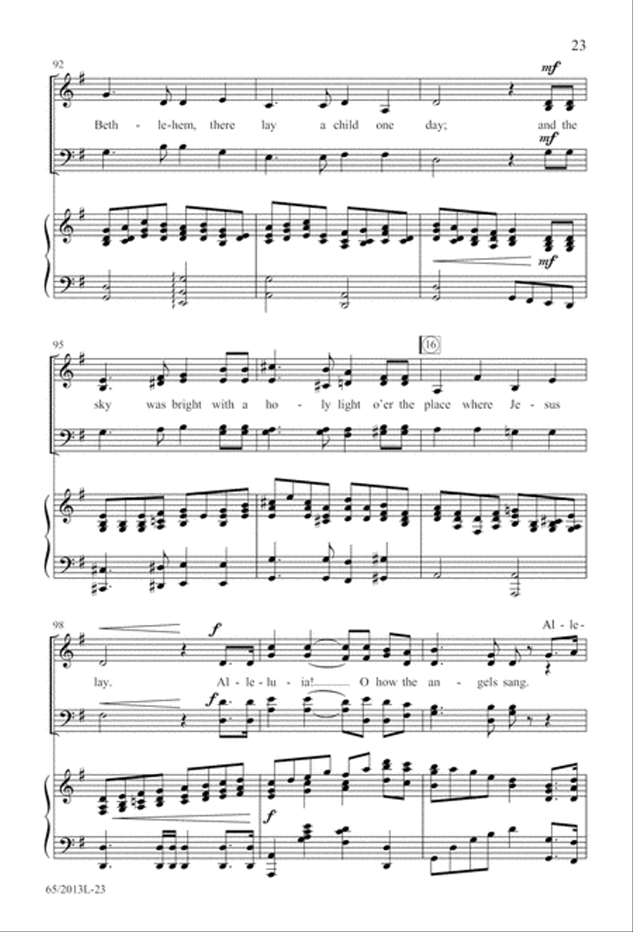 A Christmas Carol Gallery (Digital Download) 4-Part scores gallery preview page 23