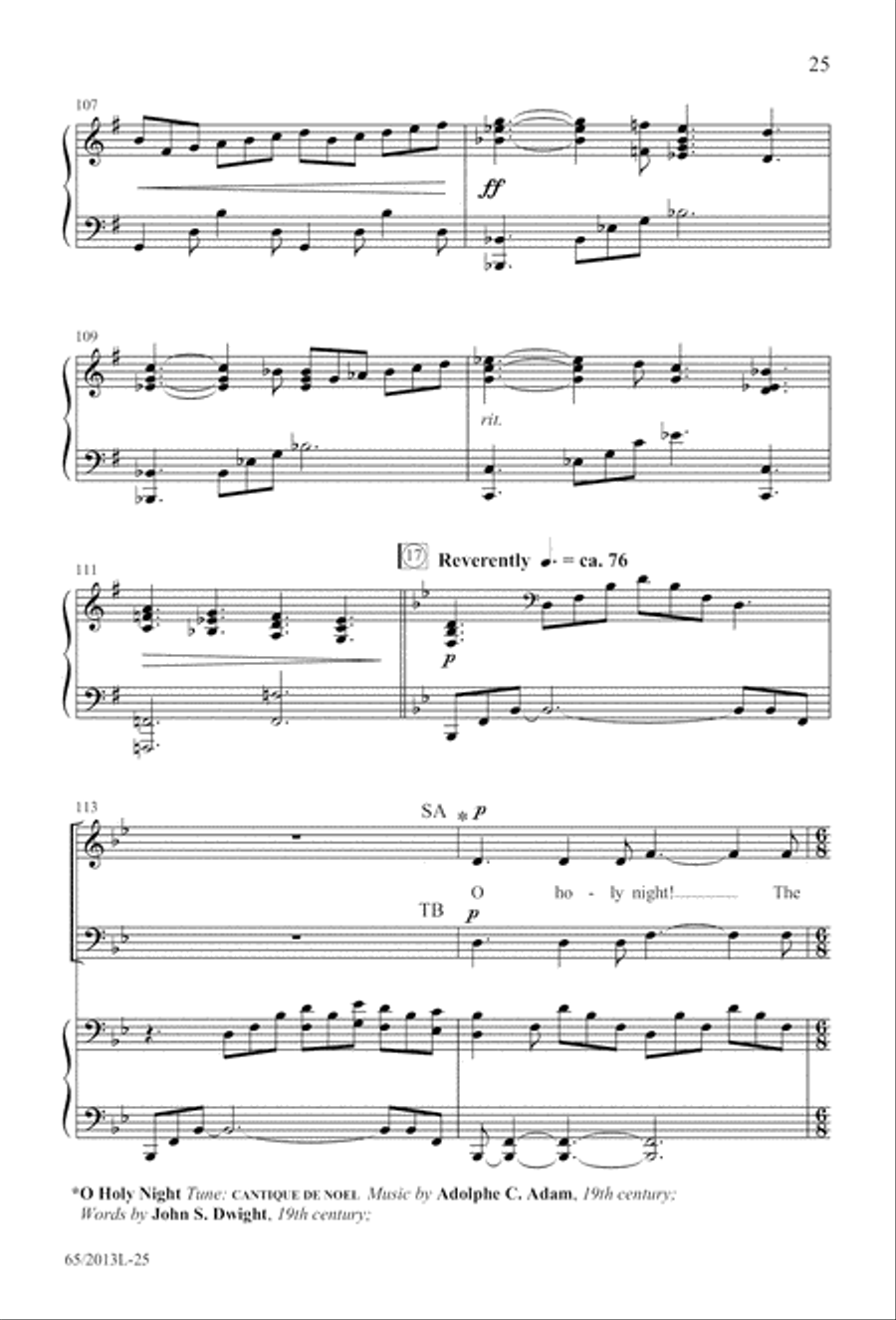 A Christmas Carol Gallery (Digital Download) 4-Part scores gallery preview page 25