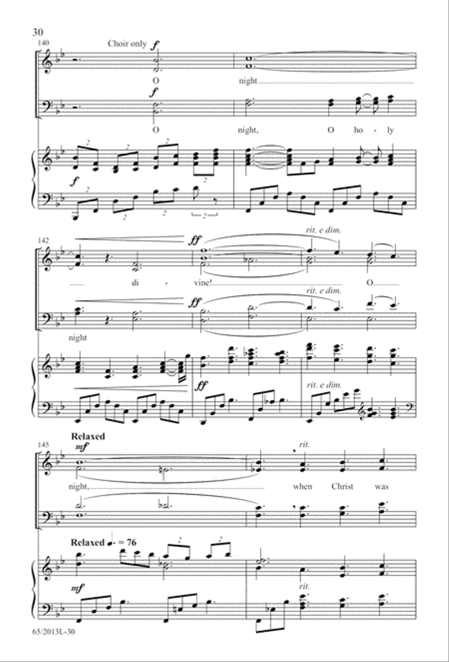 A Christmas Carol Gallery (Digital Download) 4-Part scores gallery preview page 30