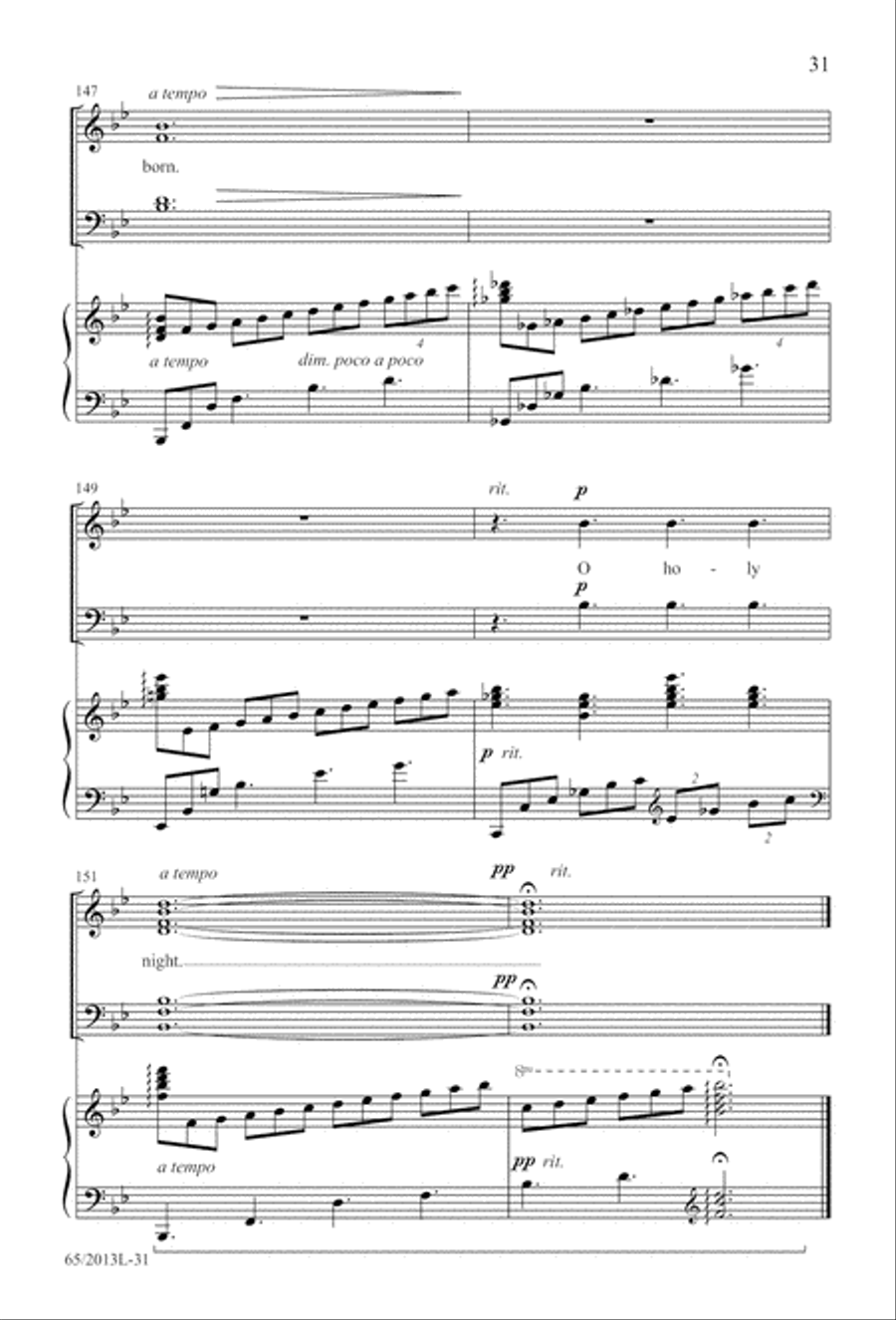 A Christmas Carol Gallery (Digital Download) 4-Part scores gallery preview page 31