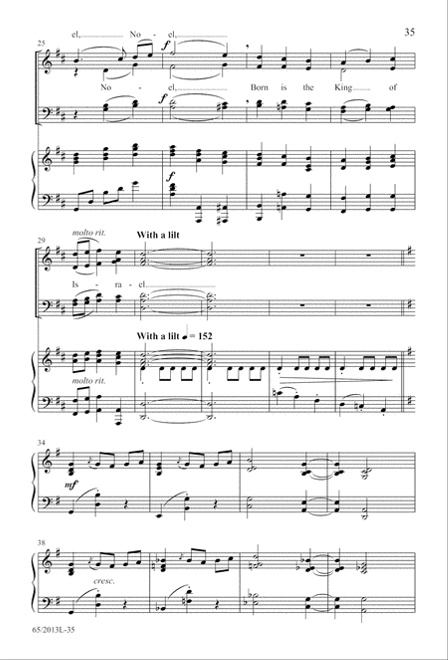 A Christmas Carol Gallery (Digital Download) 4-Part scores gallery preview page 35