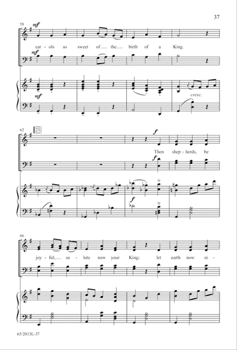 A Christmas Carol Gallery (Digital Download) 4-Part scores gallery preview page 37