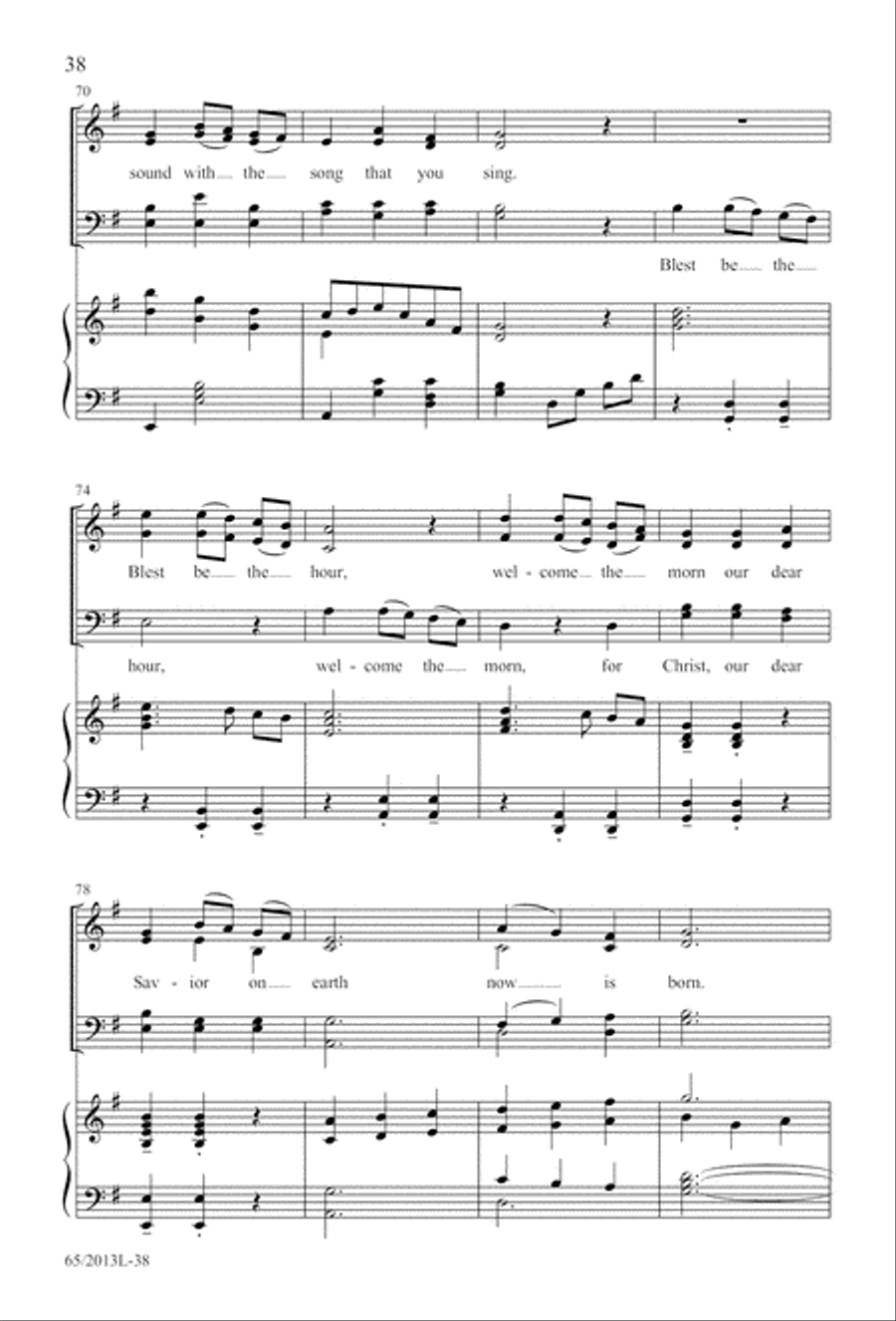 A Christmas Carol Gallery (Digital Download) 4-Part scores gallery preview page 38
