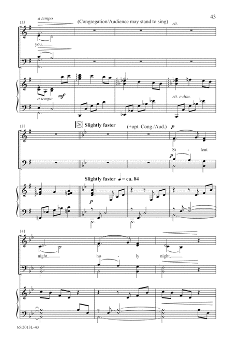 A Christmas Carol Gallery (Digital Download) 4-Part scores gallery preview page 43