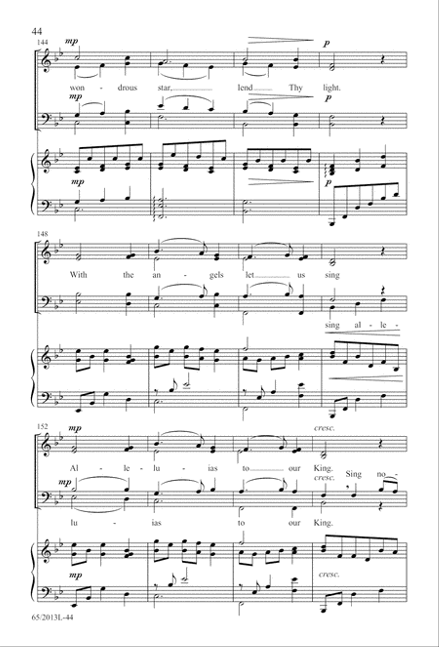 A Christmas Carol Gallery (Digital Download) 4-Part scores gallery preview page 44