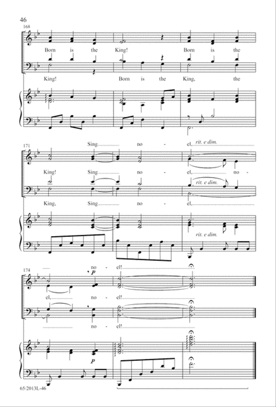 A Christmas Carol Gallery (Digital Download) 4-Part scores gallery preview page 46