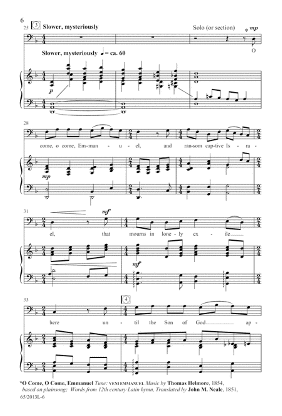 A Christmas Carol Gallery (Digital Download) 4-Part scores gallery preview page 6
