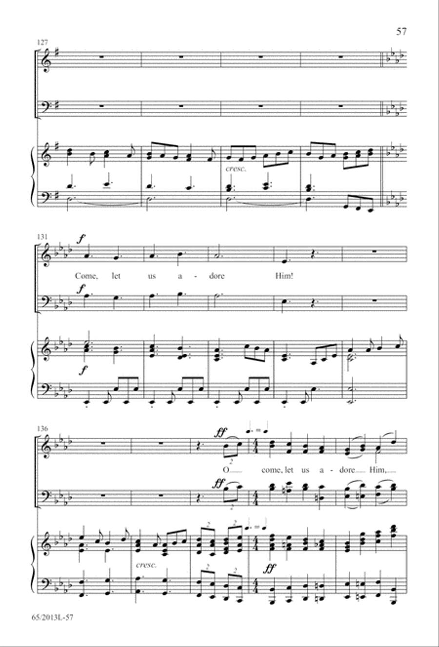 A Christmas Carol Gallery (Digital Download) 4-Part scores gallery preview page 57