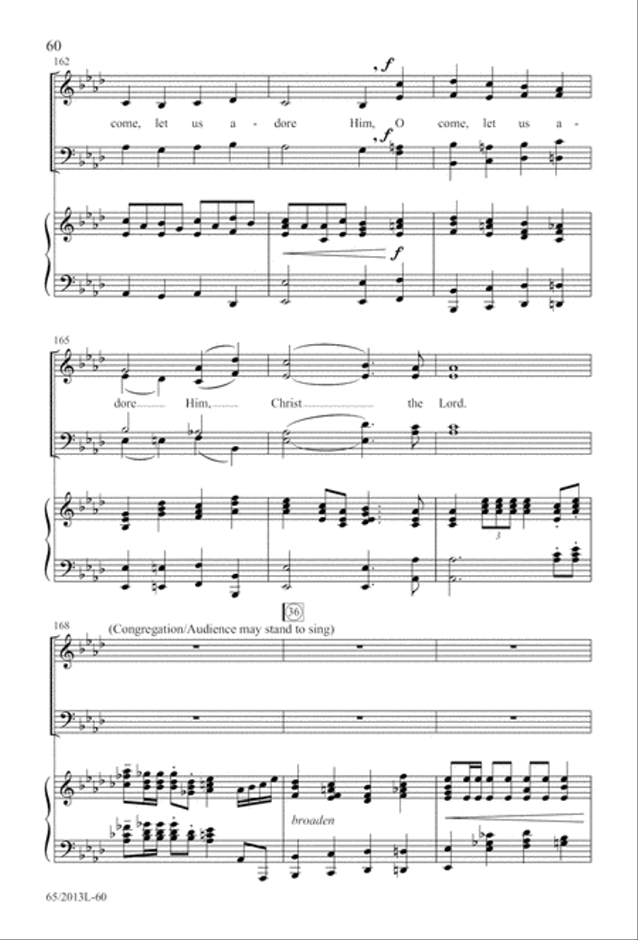 A Christmas Carol Gallery (Digital Download) 4-Part scores gallery preview page 60