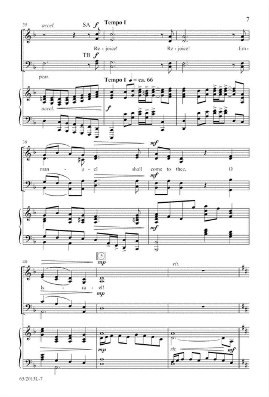 A Christmas Carol Gallery (Digital Download) 4-Part scores gallery preview page 7