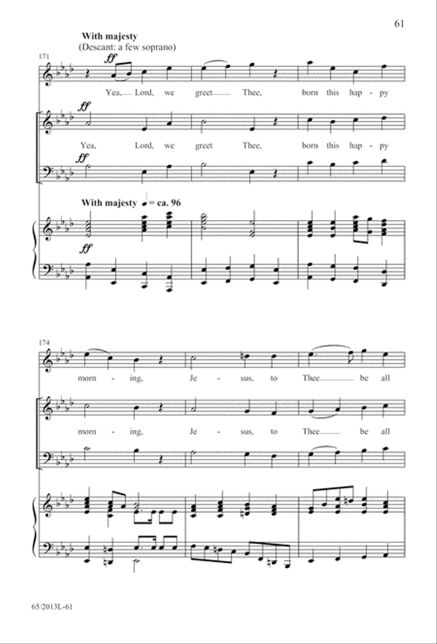A Christmas Carol Gallery (Digital Download) 4-Part scores gallery preview page 61