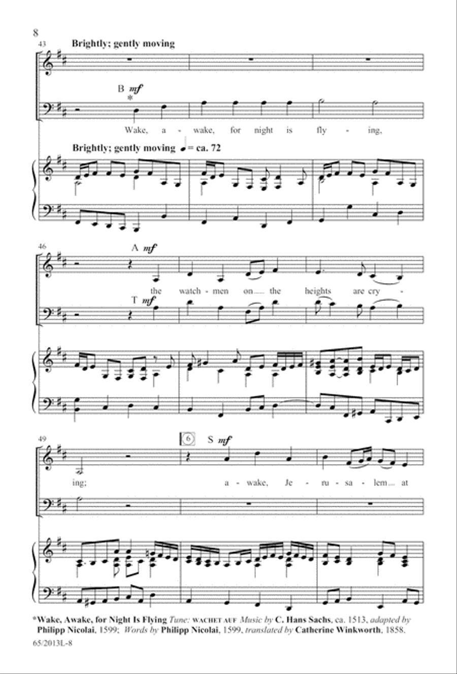 A Christmas Carol Gallery (Digital Download) 4-Part scores gallery preview page 8