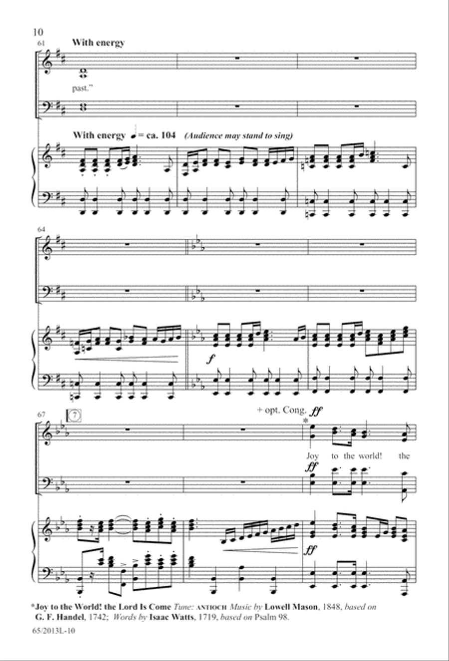 A Christmas Carol Gallery (Digital Download) 4-Part scores gallery preview page 10