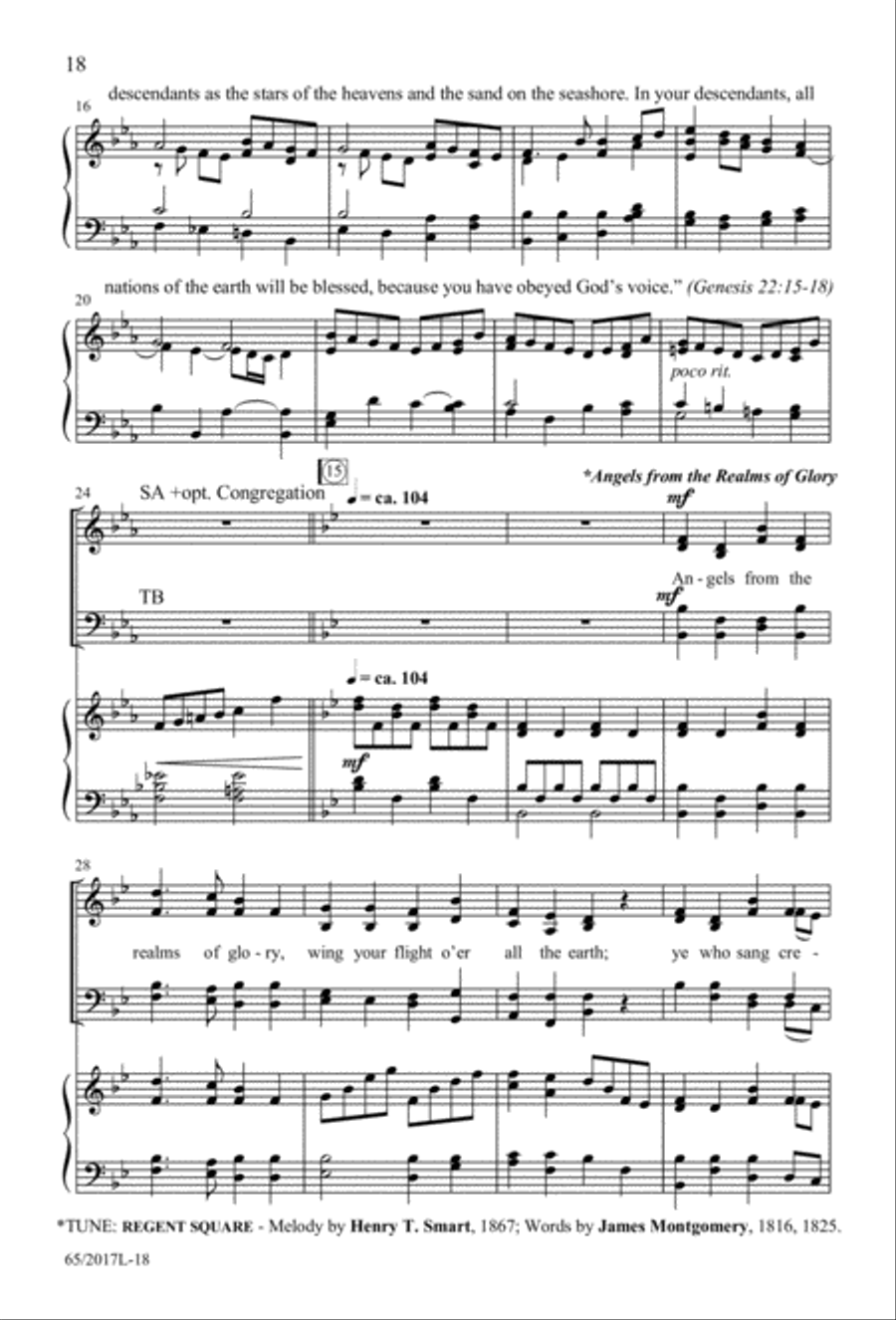 A Ceremony of Lessons and Carols (Digital Download) 4-Part scores gallery preview page 18