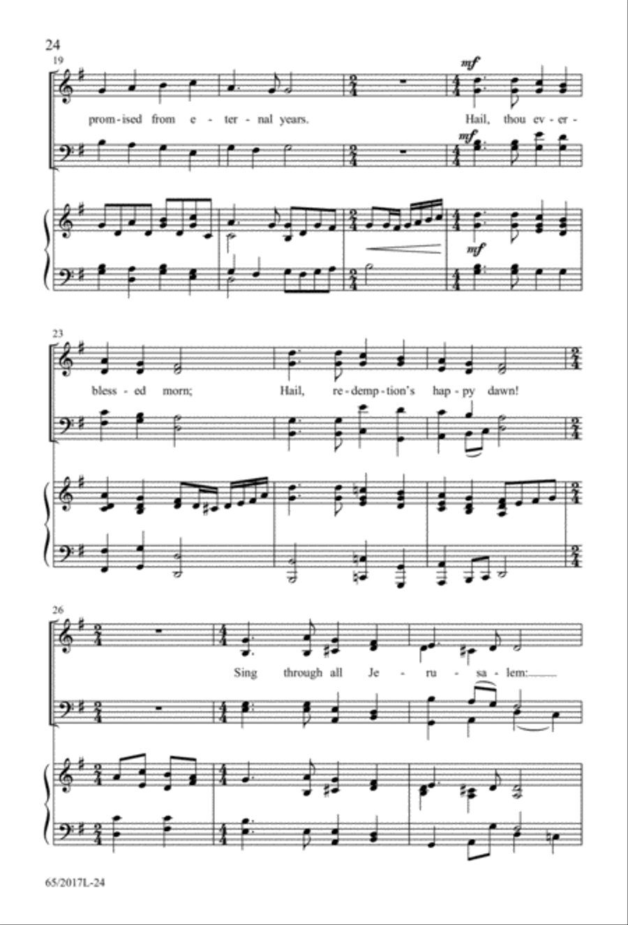 A Ceremony of Lessons and Carols (Digital Download) 4-Part scores gallery preview page 24