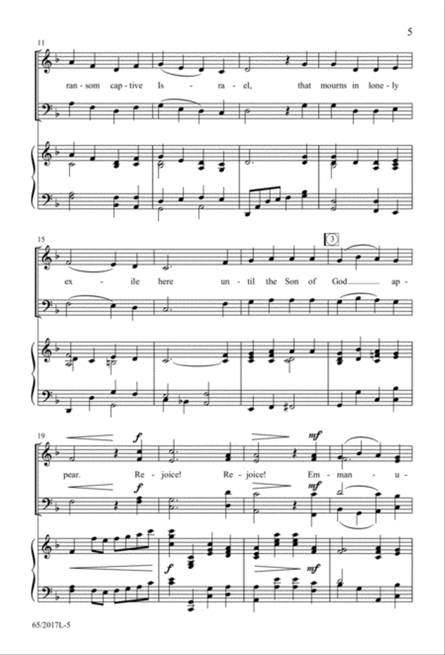 A Ceremony of Lessons and Carols (Digital Download) 4-Part scores gallery preview page 5
