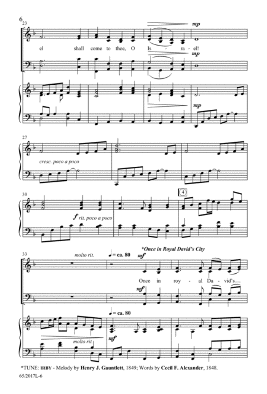 A Ceremony of Lessons and Carols (Digital Download) 4-Part scores gallery preview page 6