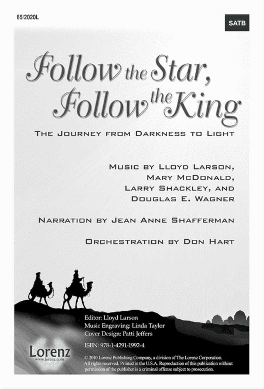 Follow the Star, Follow the King (Digital Download) 4-Part scores gallery preview page 1