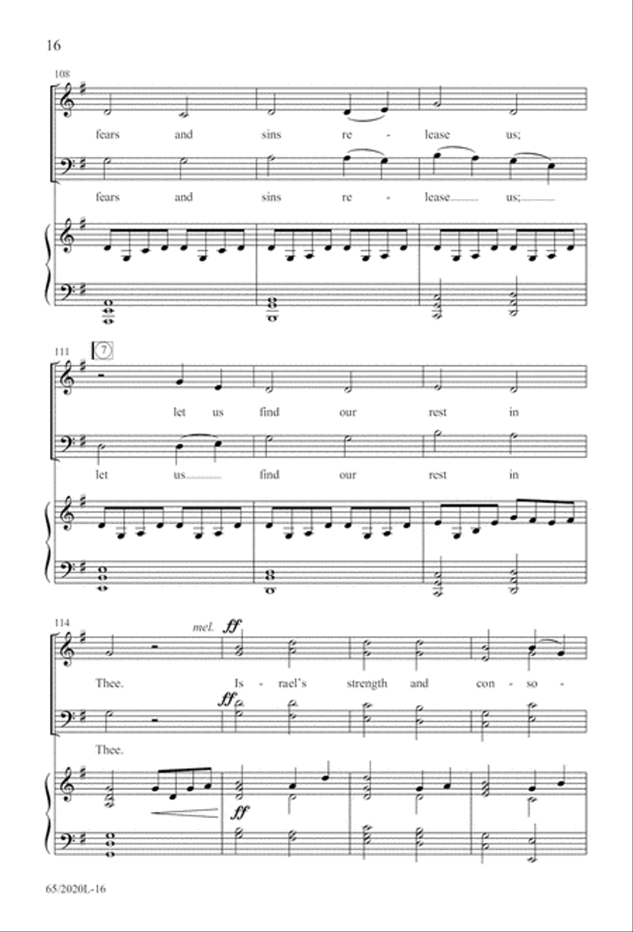 Follow the Star, Follow the King (Digital Download) 4-Part scores gallery preview page 16