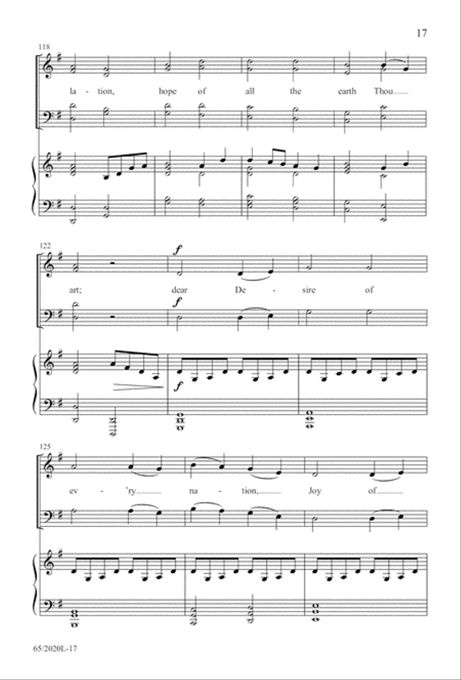 Follow the Star, Follow the King (Digital Download) 4-Part scores gallery preview page 17