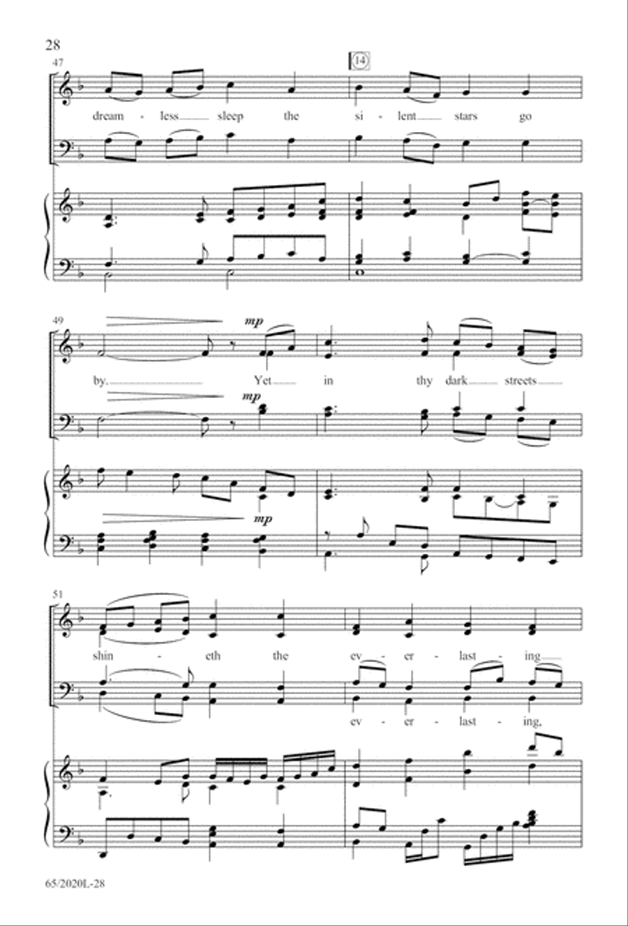 Follow the Star, Follow the King (Digital Download) 4-Part scores gallery preview page 28