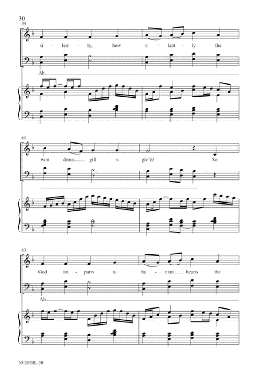 Follow the Star, Follow the King (Digital Download) 4-Part scores gallery preview page 30