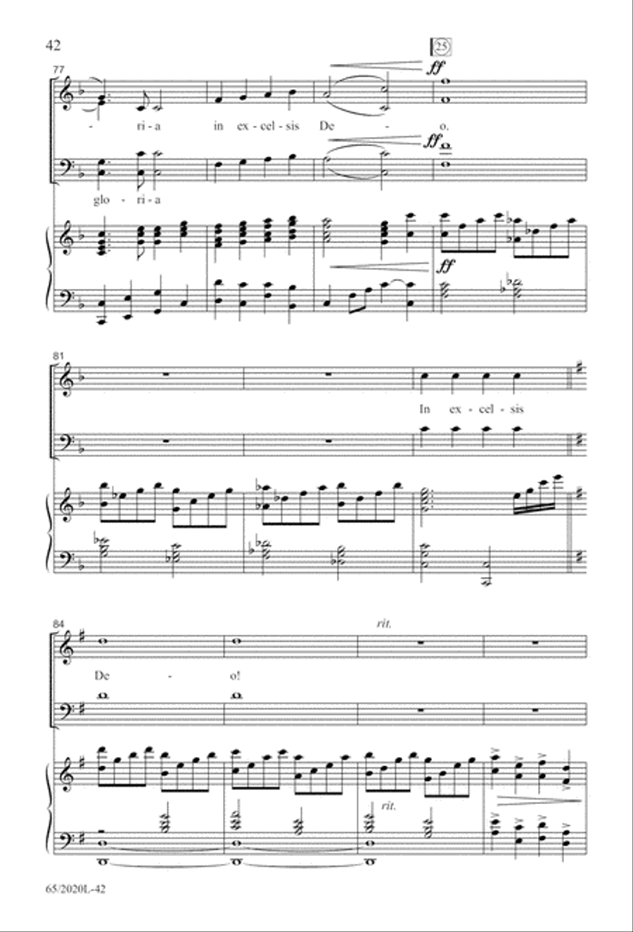 Follow the Star, Follow the King (Digital Download) 4-Part scores gallery preview page 42