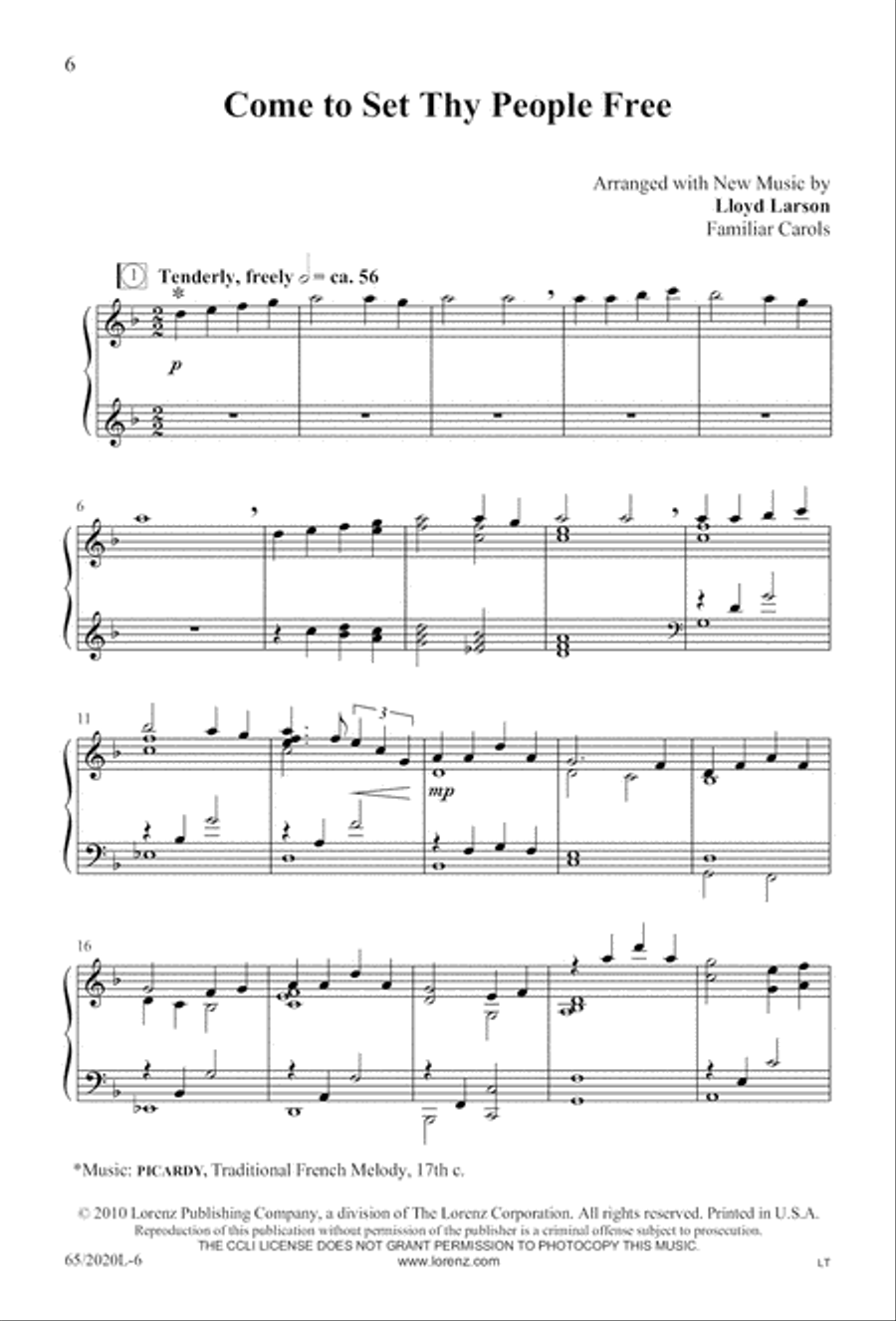 Follow the Star, Follow the King (Digital Download) 4-Part scores gallery preview page 6