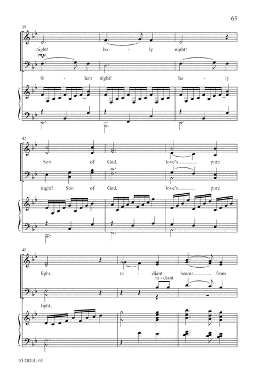Follow the Star, Follow the King (Digital Download) 4-Part scores gallery preview page 63